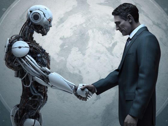 AI | Human | Peace | Handshake