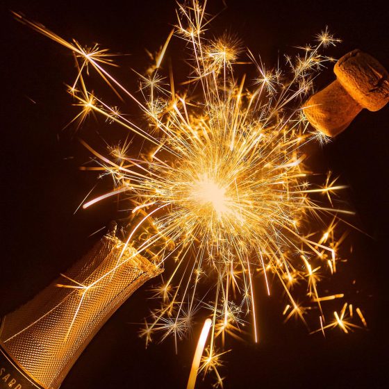 Wine bottle | Fireworks