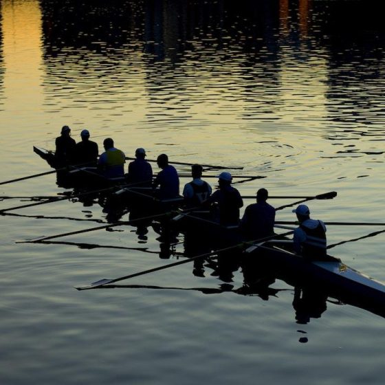 Rowing boat team by Mitchell Luo